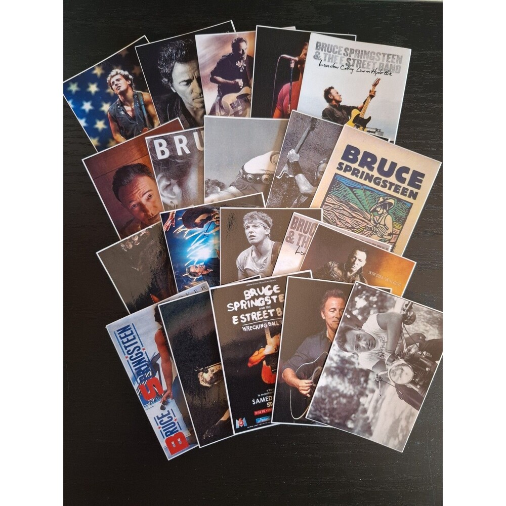Bruce Springsteen Sticker Lot (20 Pc) Glossy High Quality The E Street Band